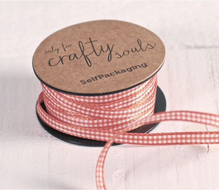 Cinta de cuadros vichy para decorar regalos Cinta de cuadros vichy para decorar regalos