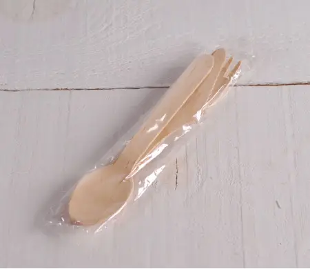 Set de Cubiertos de Madera