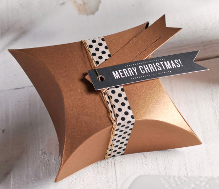 Boîte cadeau pour bijoux décorée pour noël | SelfPackaging