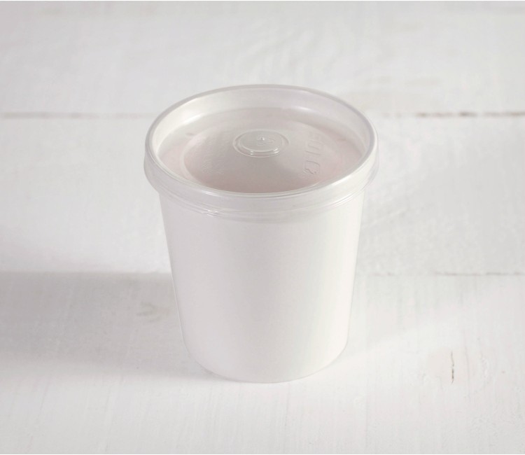 Vaso de cartón doble 16 OZ para sopa o helados Vaso de cartón doble 16 OZ para sopa o helados