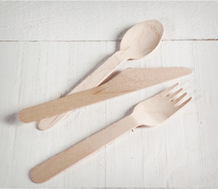 Set de couverts en bois Set de couverts en bois