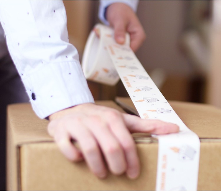Nastro Adesivo "Fragile" Traslochi | SelfPackaging