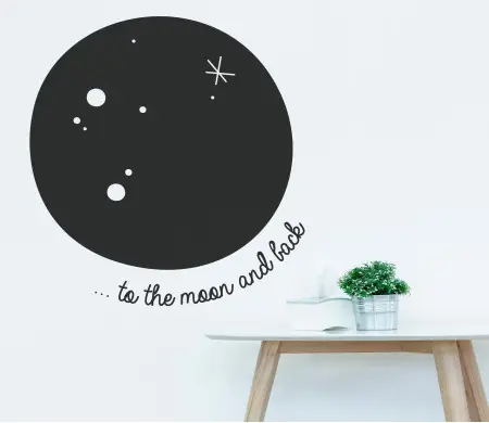 Vinilo para Pared Luna