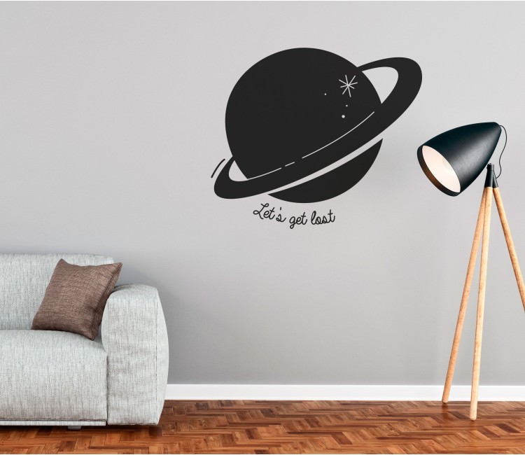 Dekorativer Wandaufkleber Mit Planeten | SelfPackaging