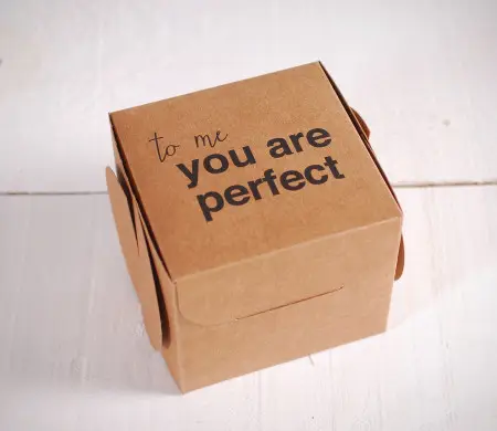 Printed Gift Box Youre Perfect | SelfPackaging