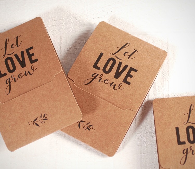 Cajita Semillas para Regalar a los Invitados Cajita Semillas para Regalar a los Invitados