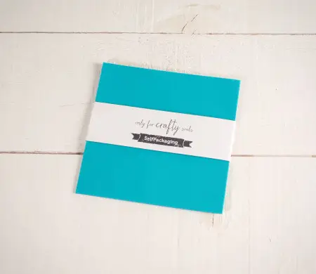 Cartulinas Vegetales Turquesa (16.5x16.5cm) | Selfpackaging