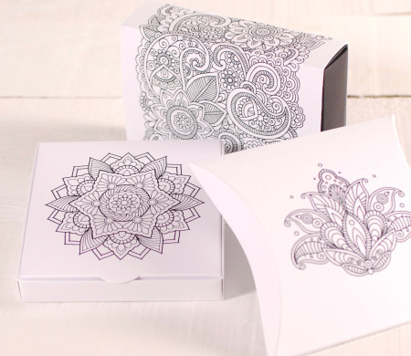 Kit Von Kasten Mit Mandalas | SelfPackaging
