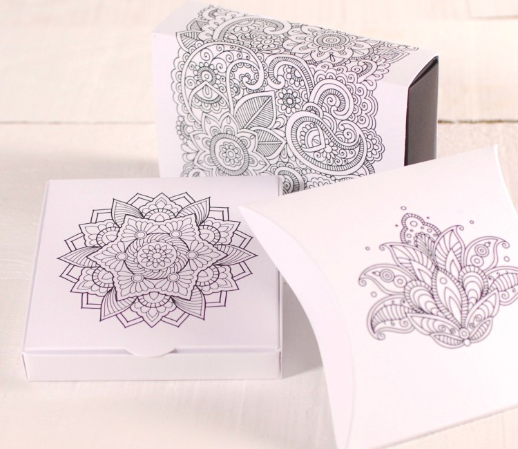 Kit Von Kasten Mit Mandalas | SelfPackaging