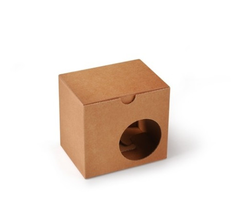 Caja para tazas tipo mug con ventana para que se vean genial.