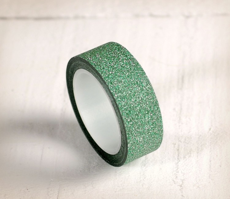 Rollo de washi tape con purpurina Rollo de washi tape con purpurina