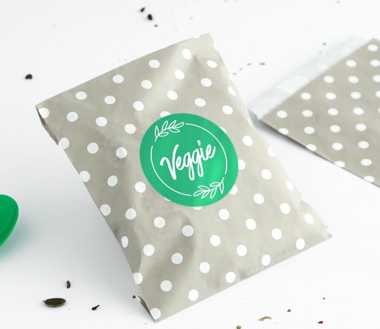 Grey Polka-dot Printed Bags