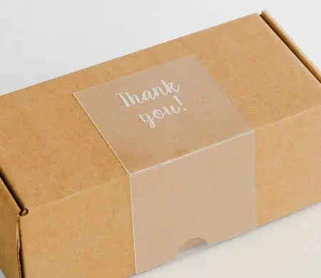 Etichetta Trasparente "Thank You" | SelfPackaging
