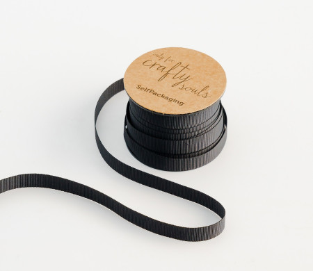 Black grosgrain ribbon
