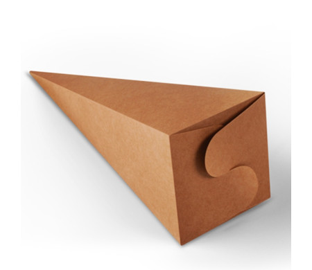 Caja de cartón con forma de cucurucho. La mejor para fiestas