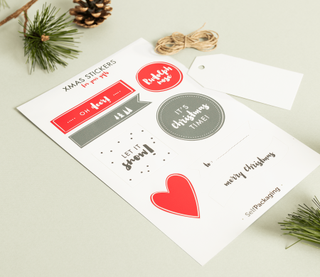 Kit Adesivi ed Etichetta per Natale