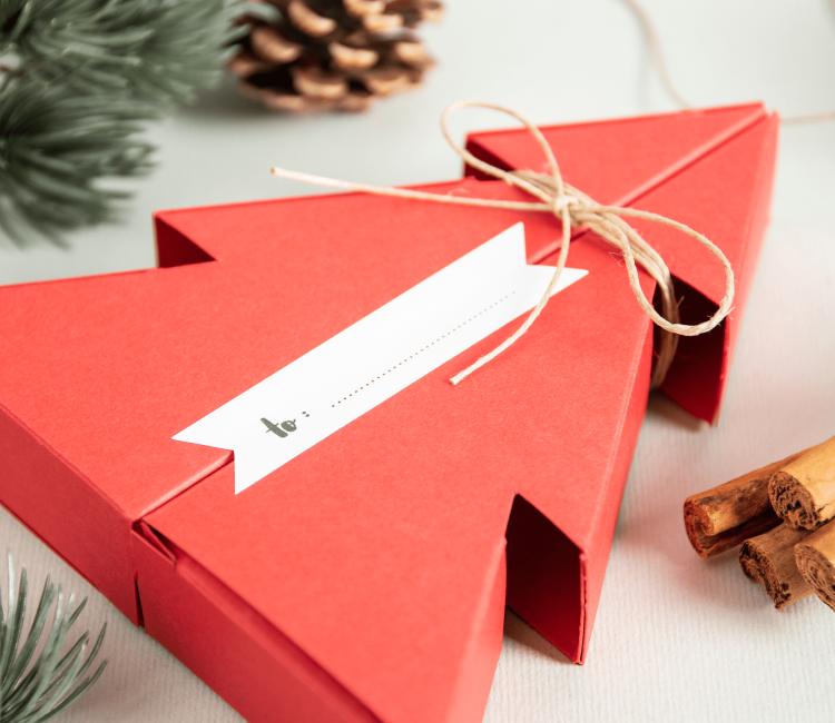 Aufklebe-Set und Weihnachtsetiketten