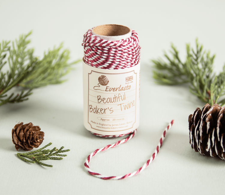 Cordino baker's twine bicolore in cotone per eleganti decorazioni Cordino baker's twine bicolore in cotone per eleganti decorazioni
