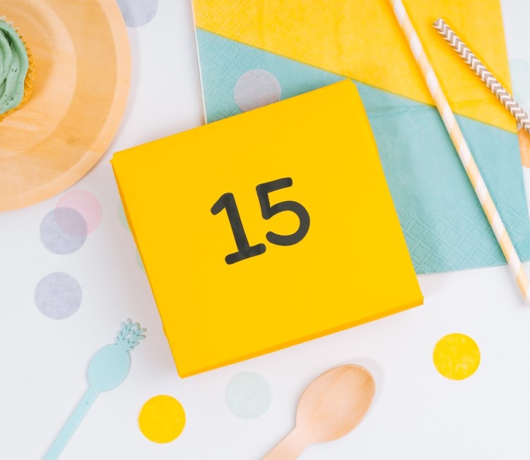 Numeri adesivi per feste Numeri adesivi per feste