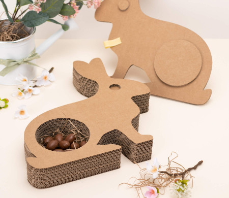 Lapin en Carton décoratif
