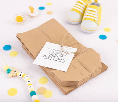 Kit 20 sacchetti di carta kraft