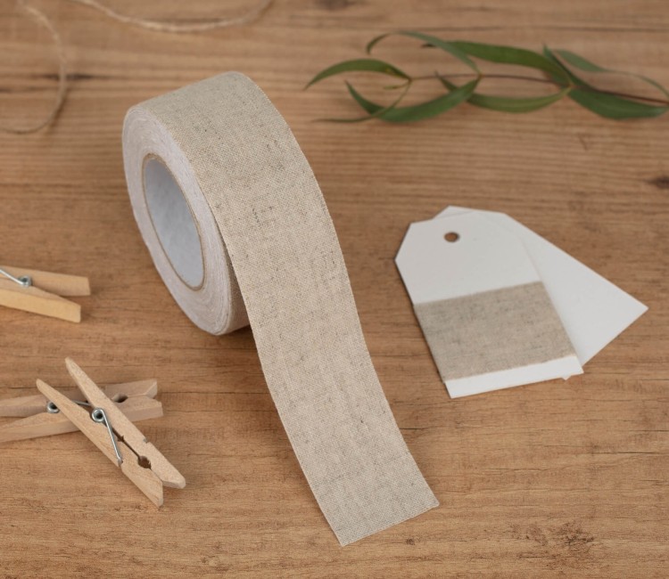 Breites Fabric Tape Aus Leine | SelfPackaging