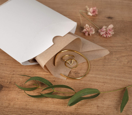 Kraft-coloured Manila Paper