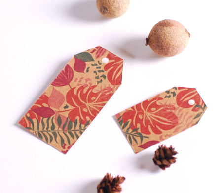 Limited edition printed tags | Blossom collection