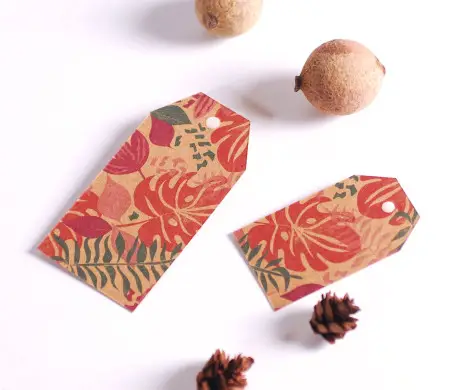 Blossom Collection Tags | SelfPackaging