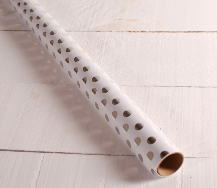 Wrapping paper with foil dots Wrapping paper with foil dots
