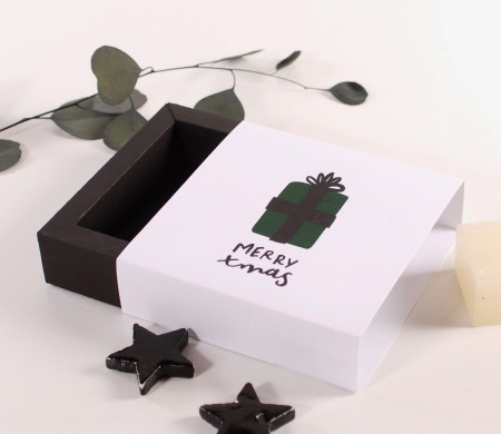 Caja para bombones de Navidad