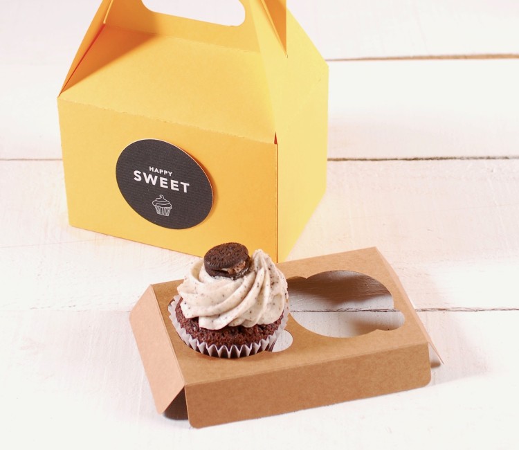 Support pour 2 cupcakes pour pâtisseries et commerces Support pour 2 cupcakes pour pâtisseries et commerces