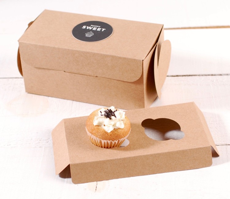 Holder para 2 mini cupcakes, perfecto para pastelerías Holder para 2 mini cupcakes, perfecto para pastelerías