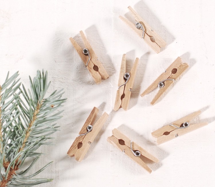 Mini pinze in legno Mini pinze in legno