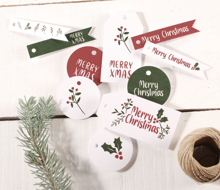 Pack de etiquetas de Navidad Pack de etiquetas de Navidad