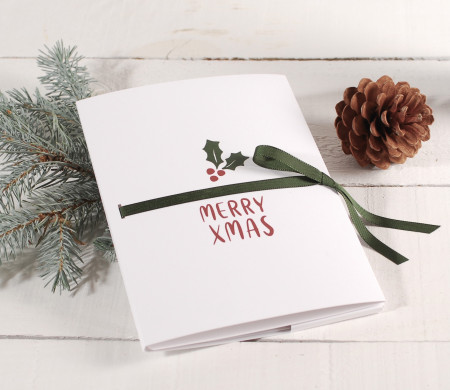 Carpeta para tarjetas de Navidad