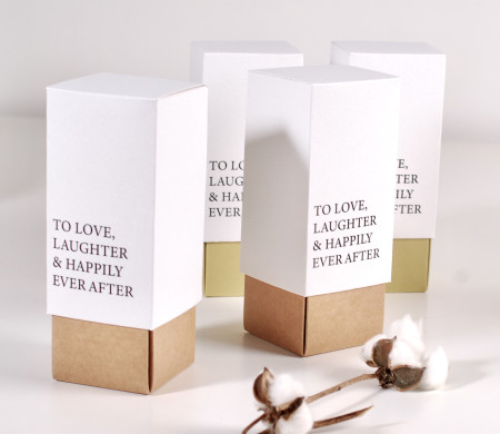 Decorated box for weddings