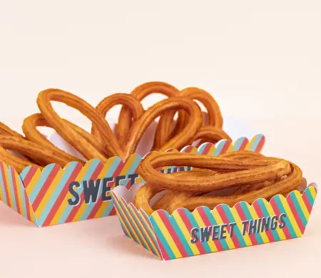 Box for take away churros