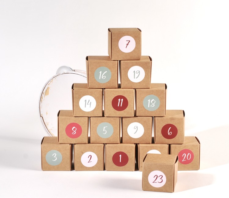 Pegatinas para Calendario de Adviento Pegatinas para Calendario de Adviento