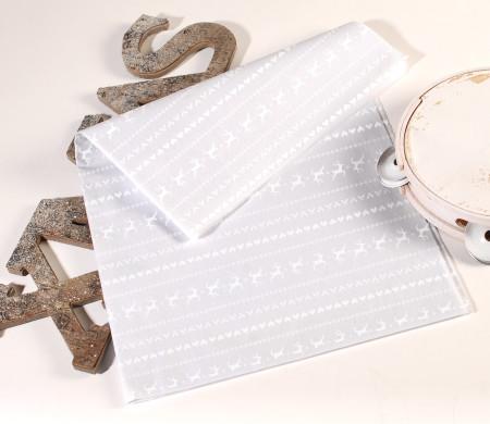 Weisses Seidenpapier Mit Aufdruck Fur... | SelfPackaging
