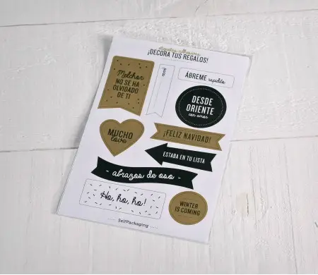Kit de Adhesivos Decorativos para Navidad (Outlet) | Selfpackaging