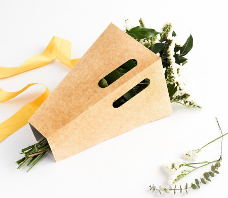 Box for flower bouquets, no minimum order