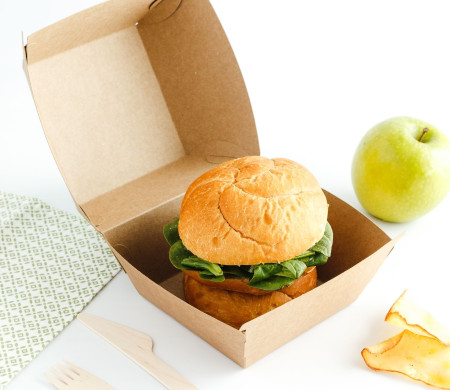 Caja Para Hamburguesas