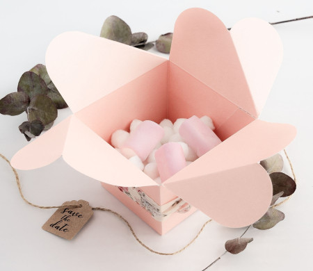 Originale Scatola per Creme a Forma di Fiore