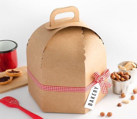 Boîte carton à gâteaux et panettones | SelfPackaging