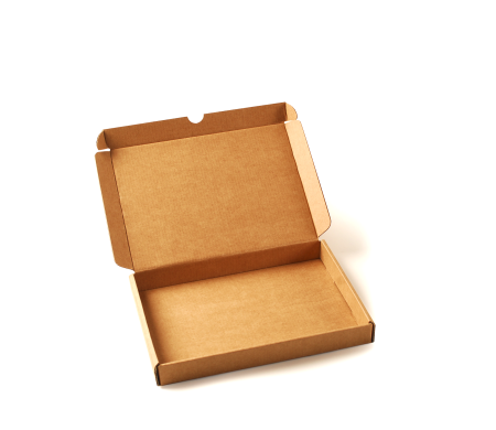 Caja plana para envío postal