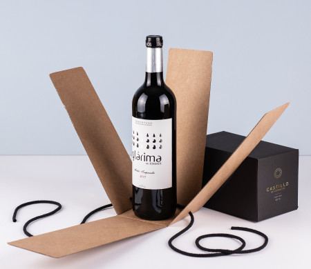 Cardboard Box for Bottles Ideal for Gifts