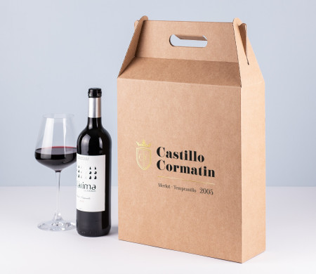 Scatola Vino Manici (2-3 Bottiglie) | SelfPackaging