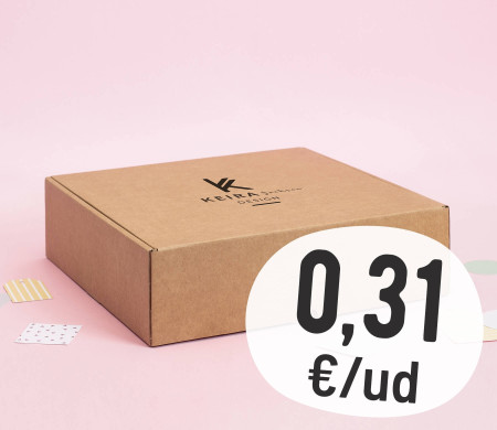 Quadratische Versandbox | Stabil und selbstschließend