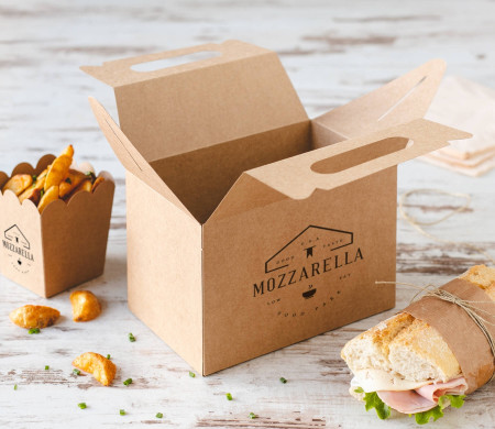 Caja Picnic de Cartón para Regalos